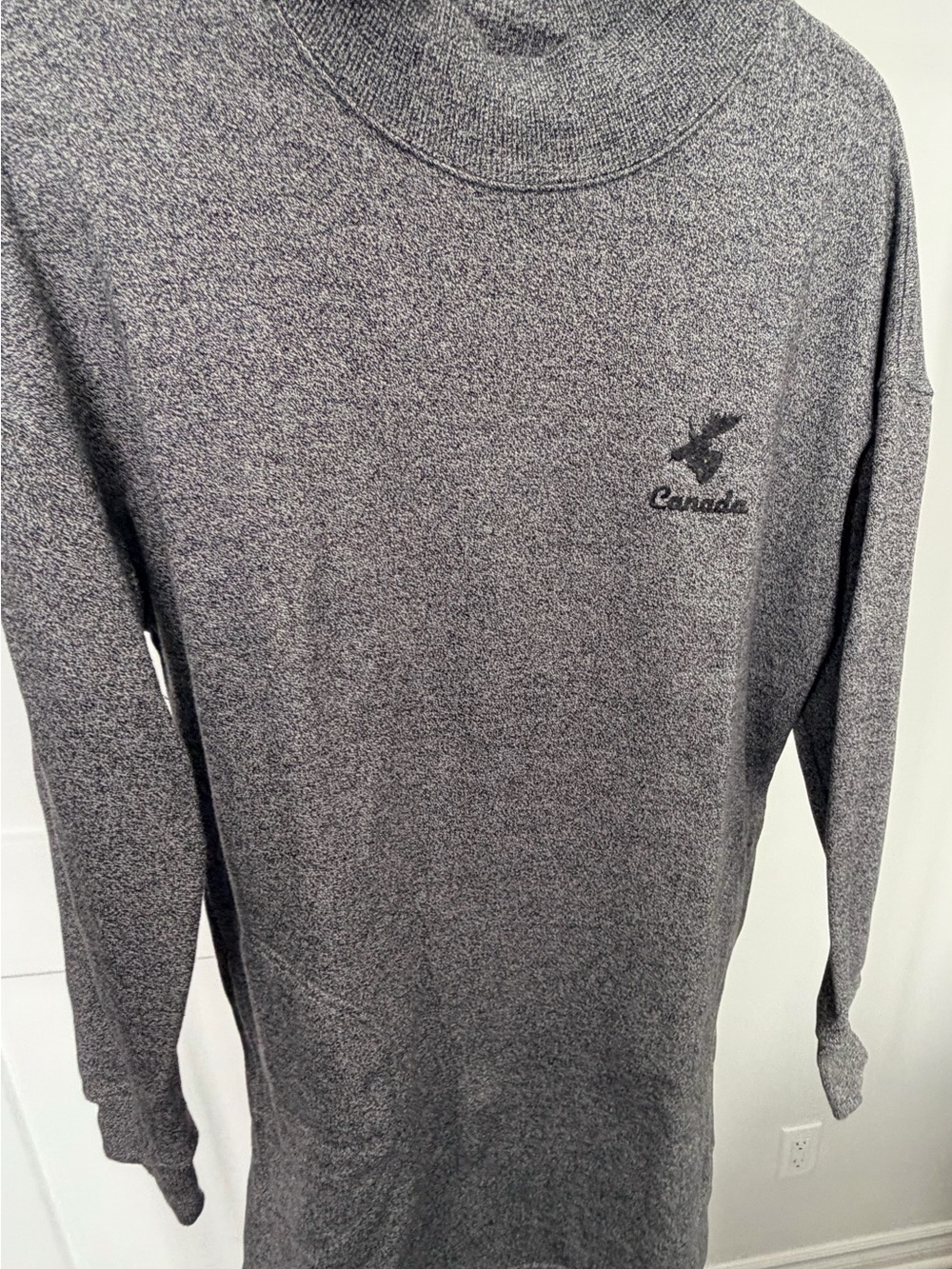 Canada Logo Heather Gray Crewneck Sweatshirt